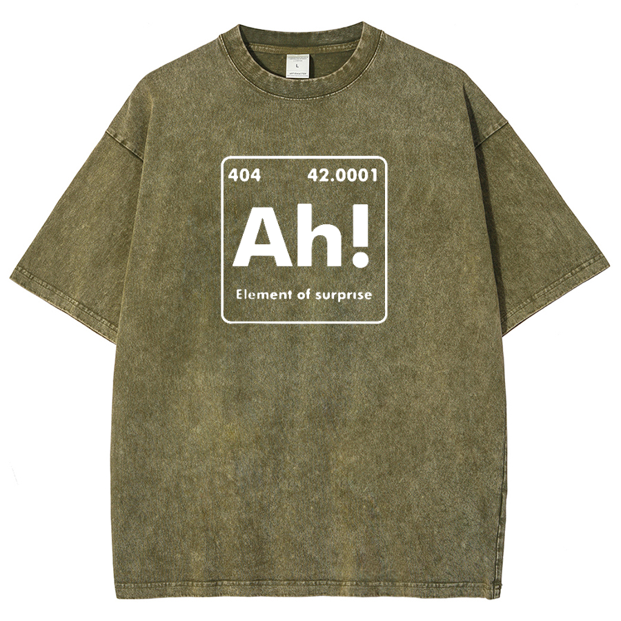 Ah! The Element Of Surprise Vintage Distressed T-shirt