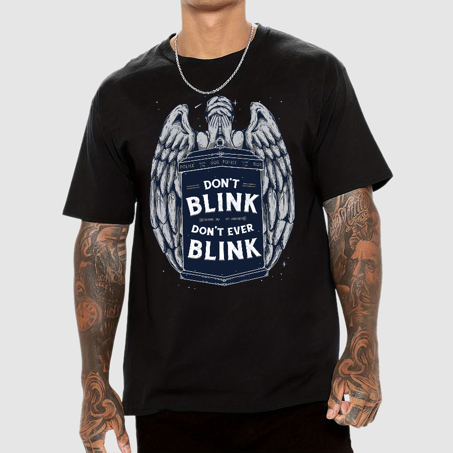 Doctor Who Don't Blink Geek T-Shirt