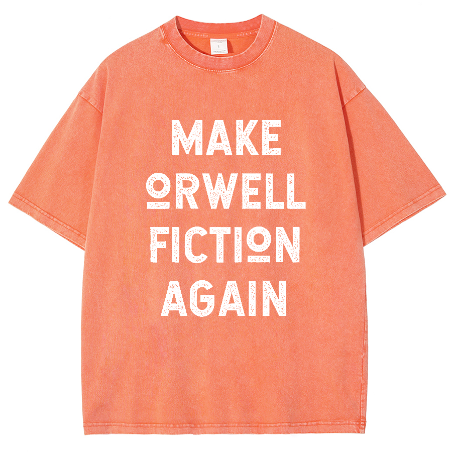 Make Orwell fiction again Vintage Distressed T-shirt