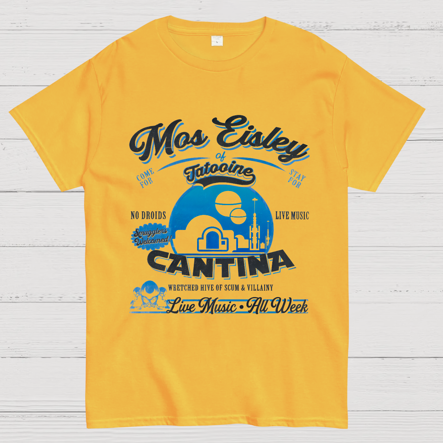 Mos Eisley Cantina Tatooine Graphic Star Wars Print T-Shirt