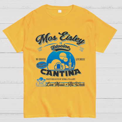 Mos Eisley Cantina Tatooine Graphic Star Wars Print T-Shirt