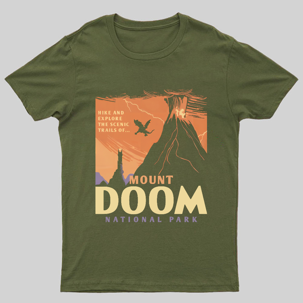 Mount Doom National Park Geeky T-Shirt