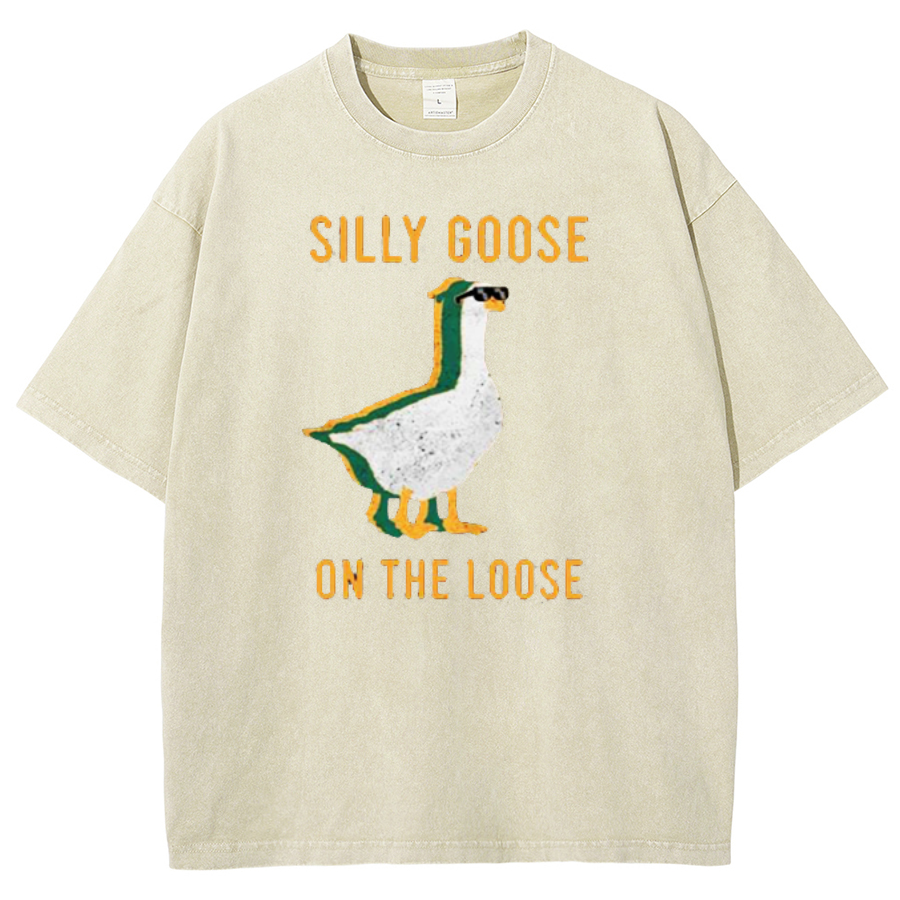 Silly Goose On The Loose Vintage Distressed T-shirt