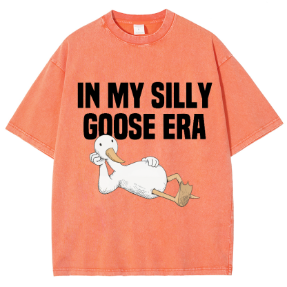 In My Silly Goose Era, Silly Goose Vintage Distressed T-shirt