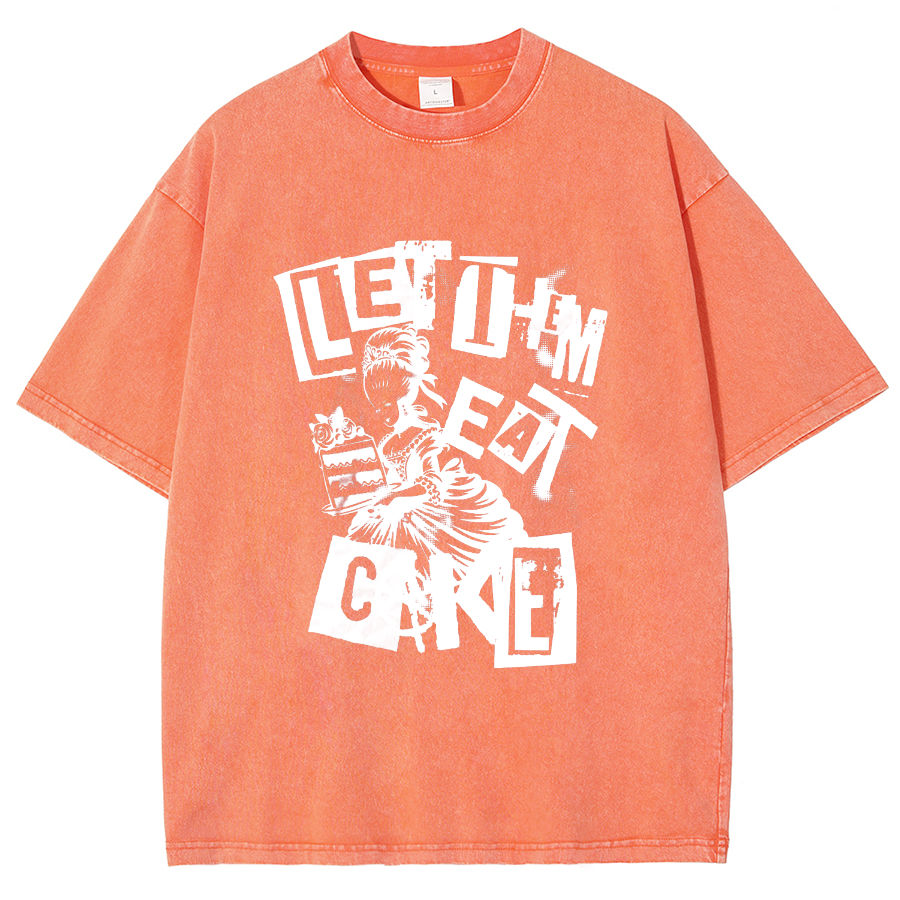 Let Them Eat Cake Vintage Distressed T-shirt