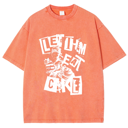 Let Them Eat Cake Vintage Distressed T-shirt