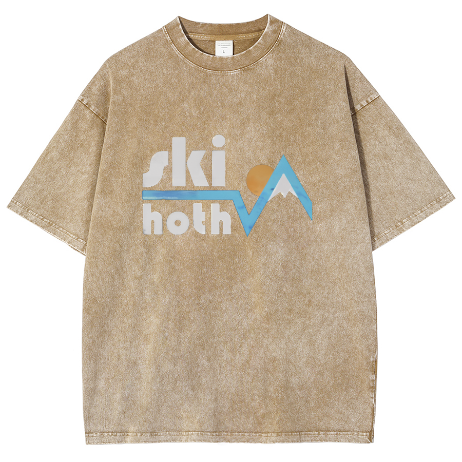 Ski Hoth Vintage Distressed T-shirt