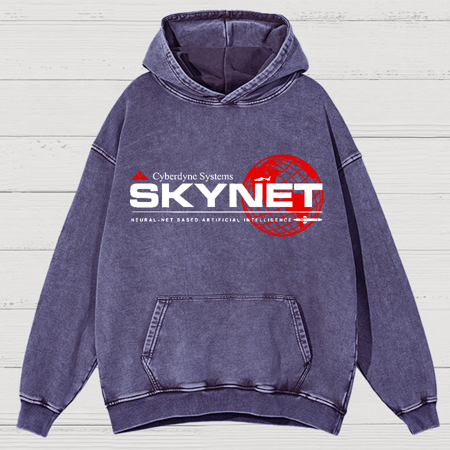 Cyberdyne Systems Skynet Vintage Distressed Hoodie