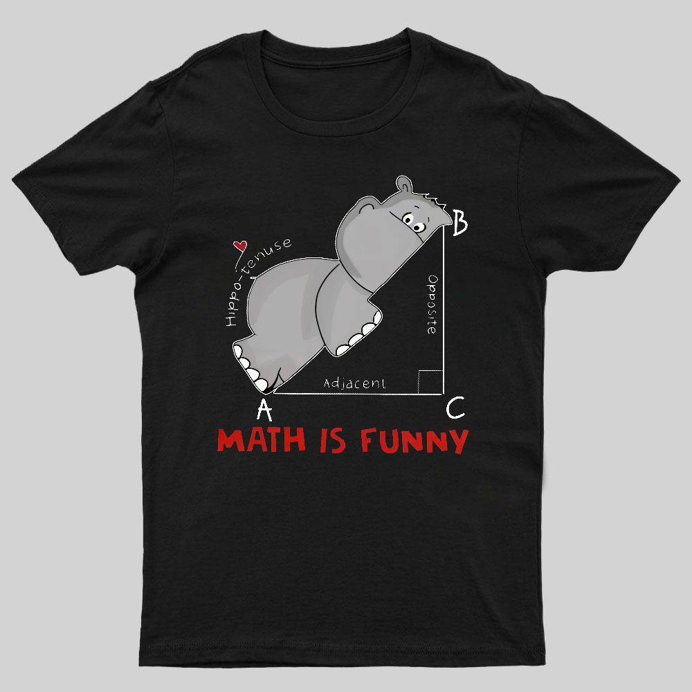 Math Is Funny Geeky T-Shirt