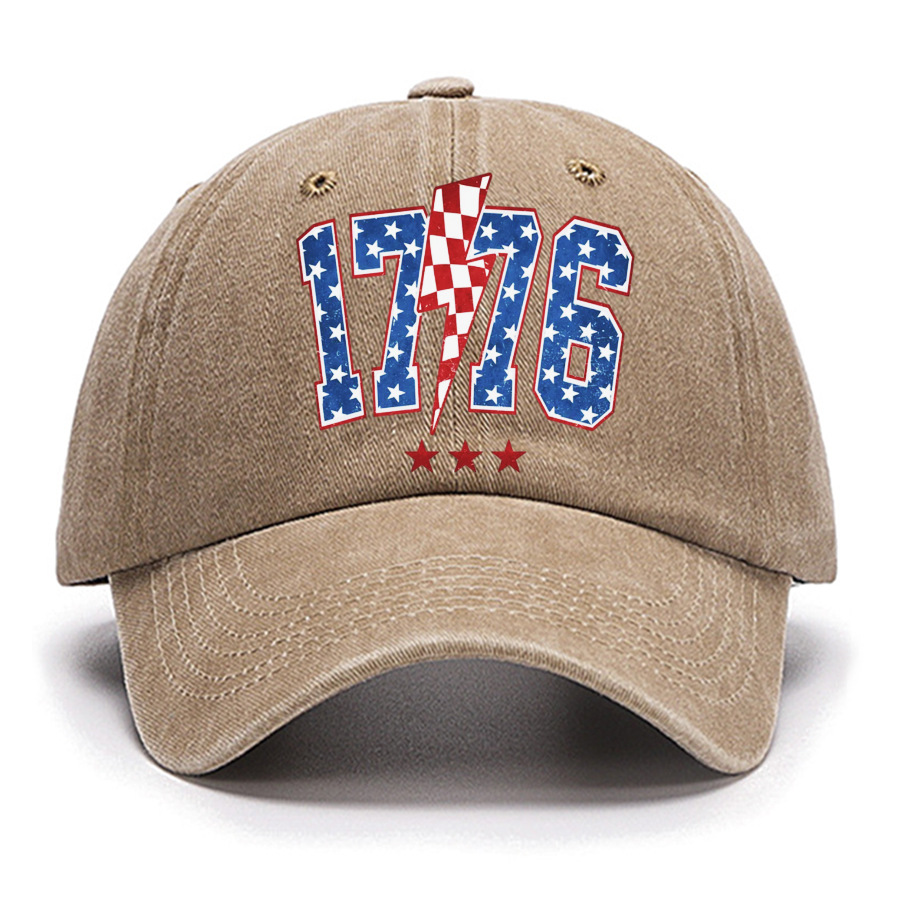 1776 America 4th of July Cotton Hat