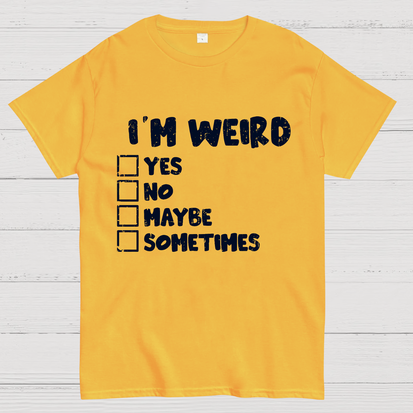 I'm Weird Geek T-Shirt