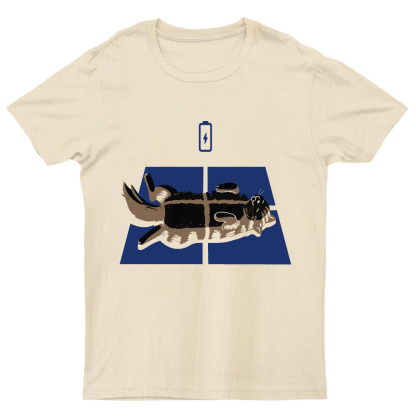 Solar Charging Nerdy T-Shirt