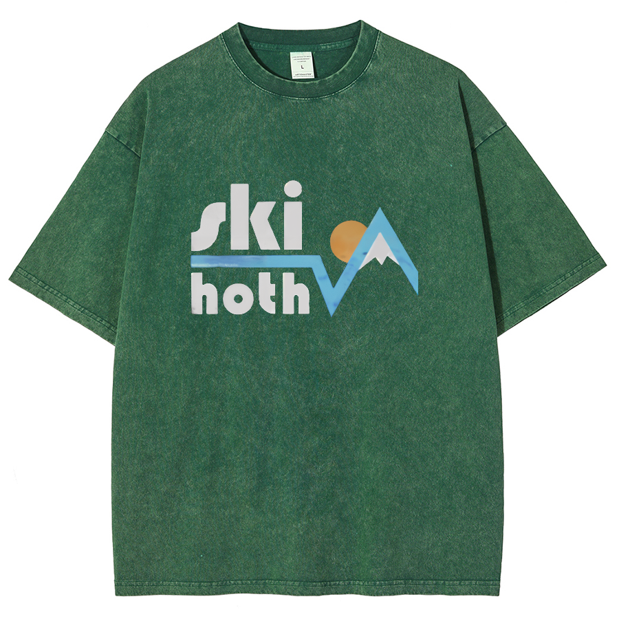 Ski Hoth Vintage Distressed T-shirt