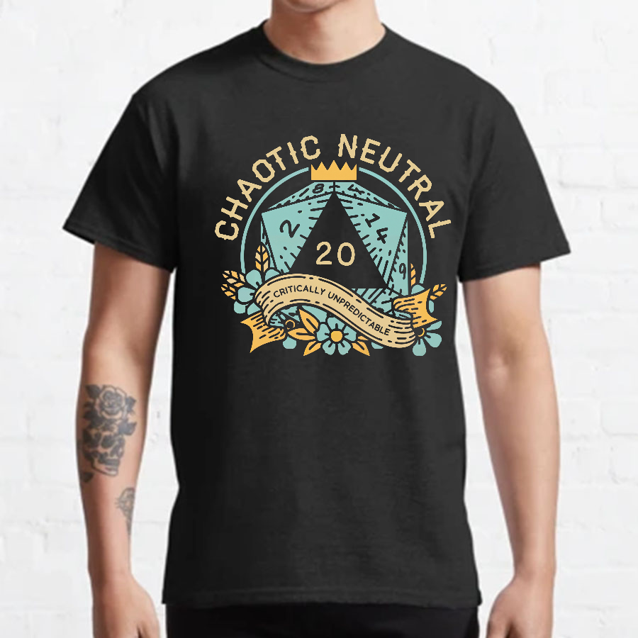 Chaotic Neutral Geeky T-Shirt
