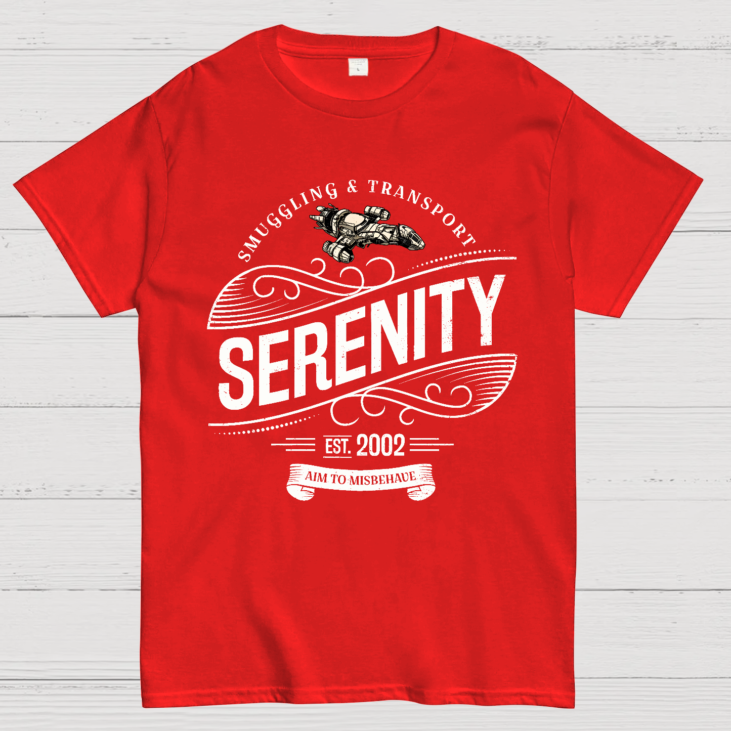 Serenity Smuggling and Transport Nerdy T-Shirt