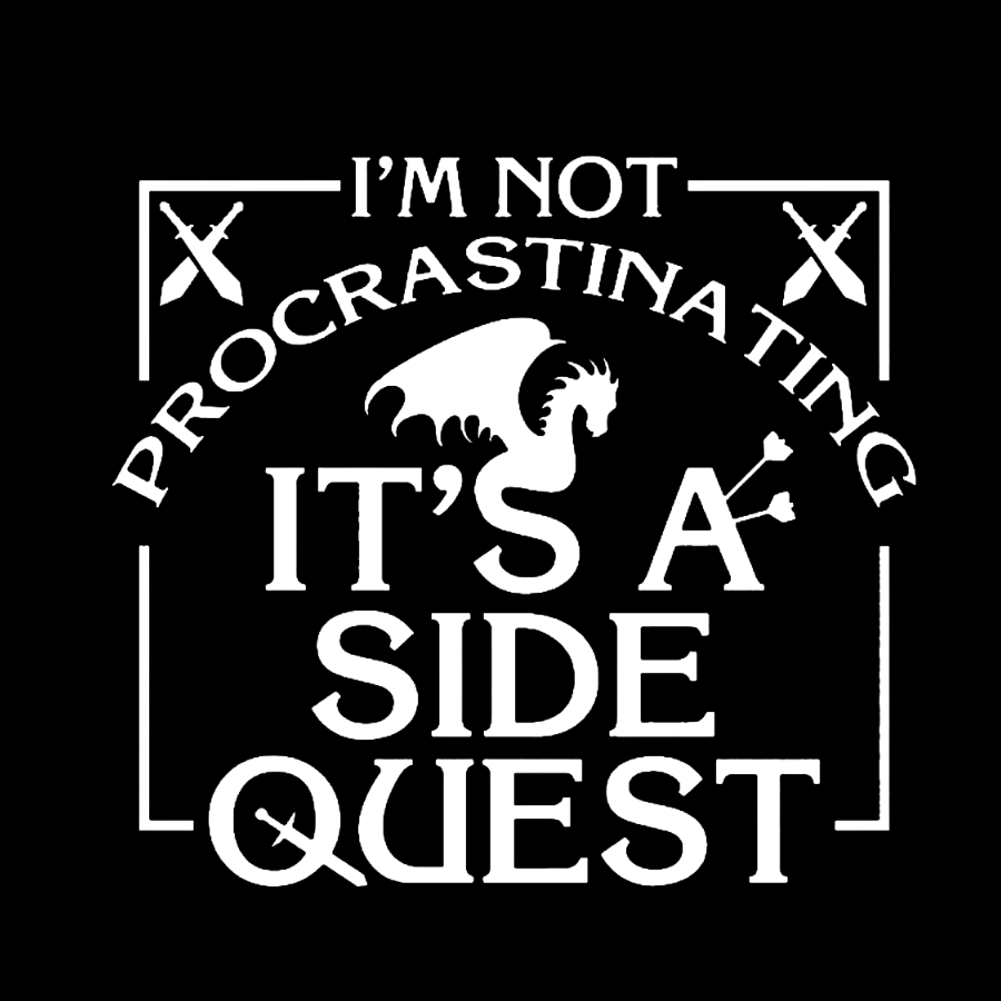 I'm Not Procrastinating, It's A Side Quest Geeky T-Shirt