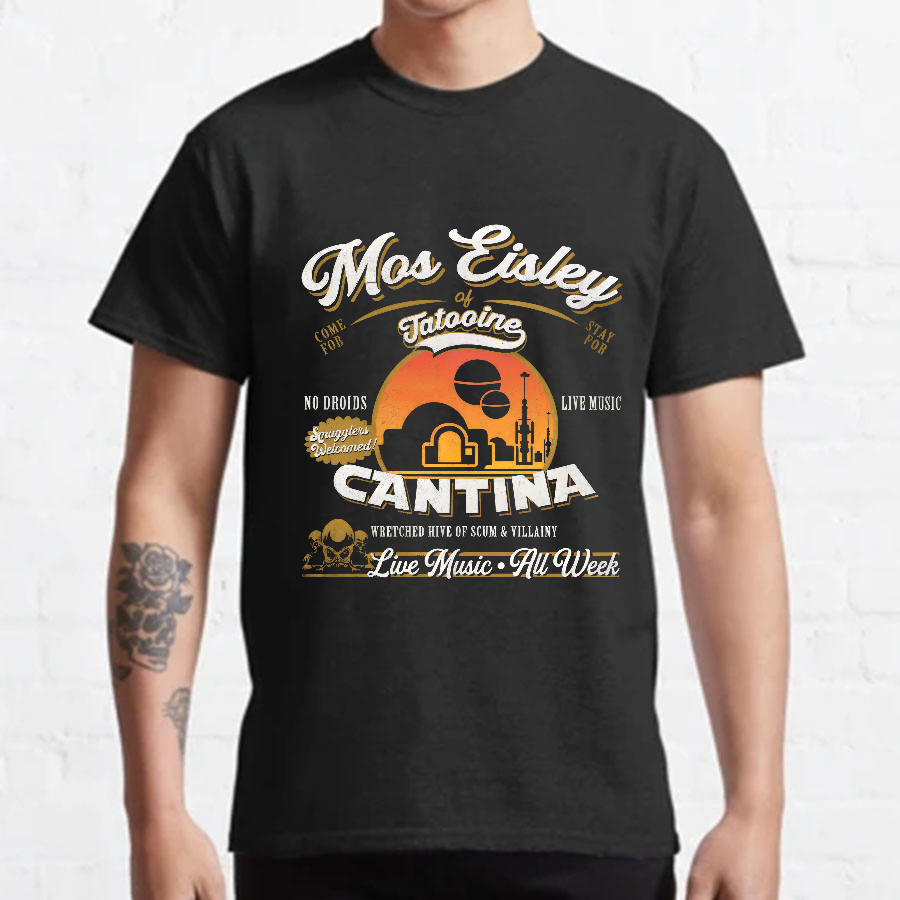 Mos Eisley Cantina Tatooine Graphic Star Wars Print T-Shirt