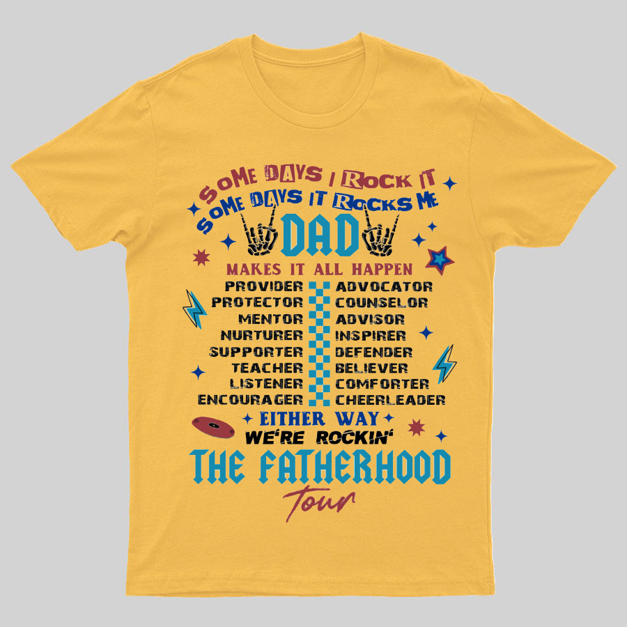 Fatherhood Tour，Best Dad Ever，Father's Day Gift