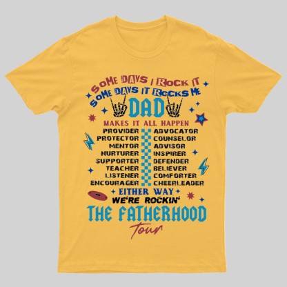 Fatherhood Tour，Best Dad Ever，Father's Day Gift