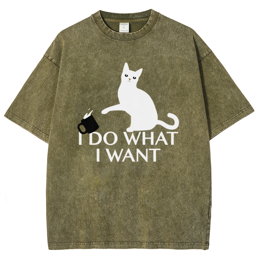 I Do What I Want Vintage Distressed T-shirt