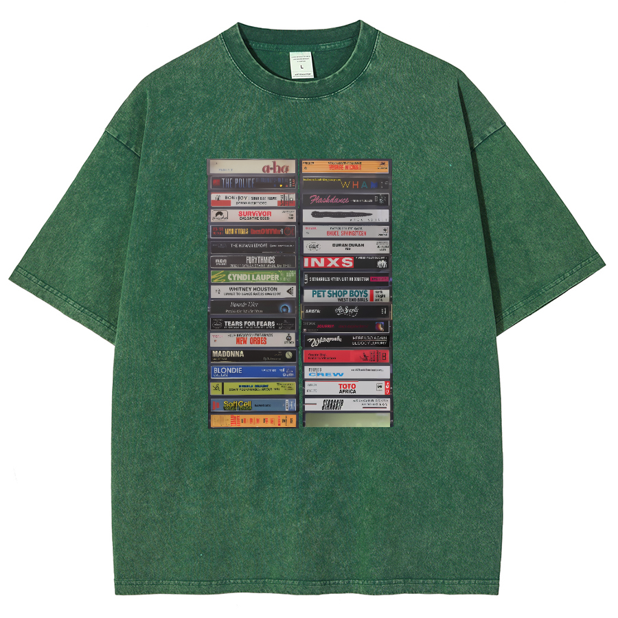 Classic Cassette Tape Vintage Distressed T-shirt