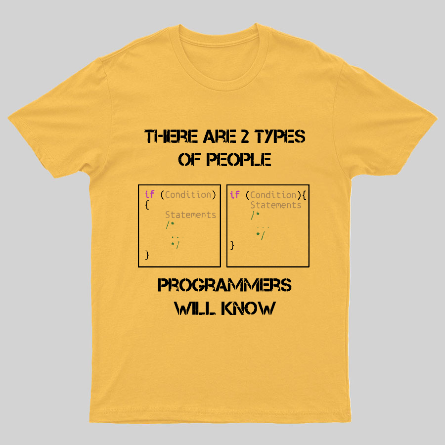 Programmer Will Know Geeky T-Shirt