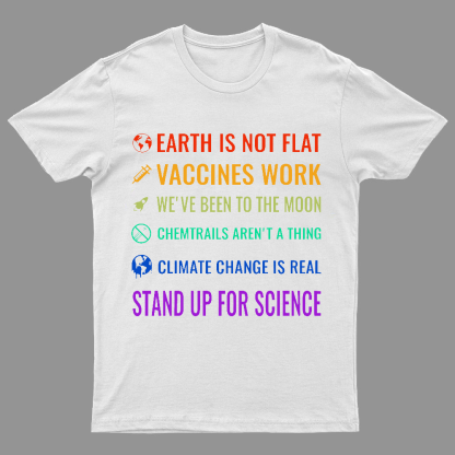 Stand Up For Science! Geeky T-Shirt