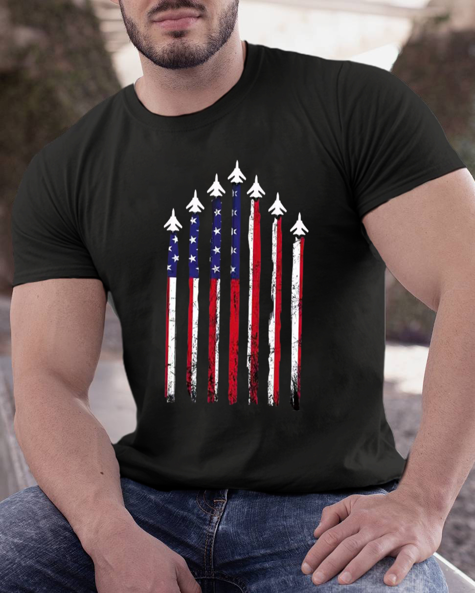 Flag 4th of July Geeky T-Shirt
