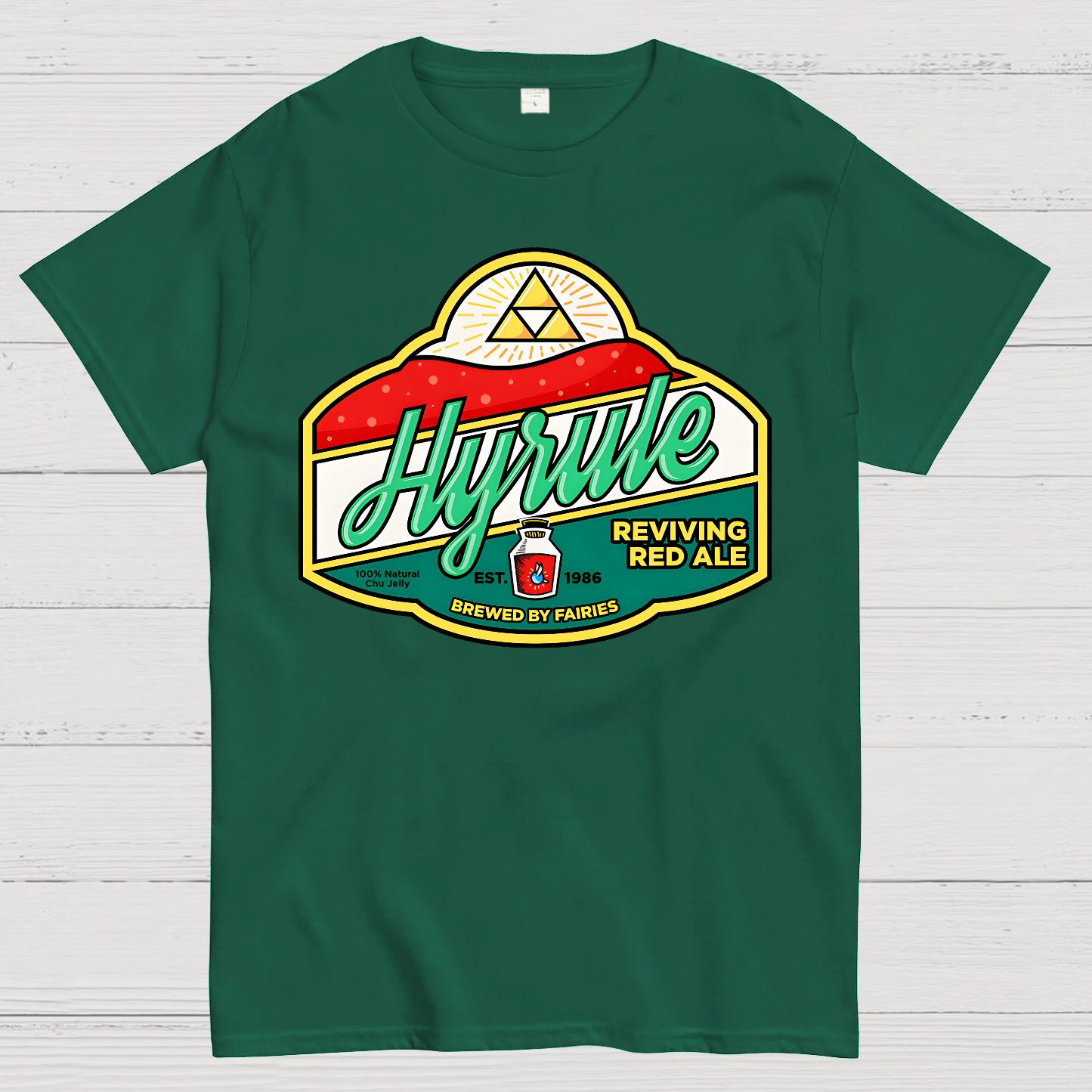 It's Dangerous to Go Sober, Take This-Hyrule Reviving Red Ale Geek T-Shirt