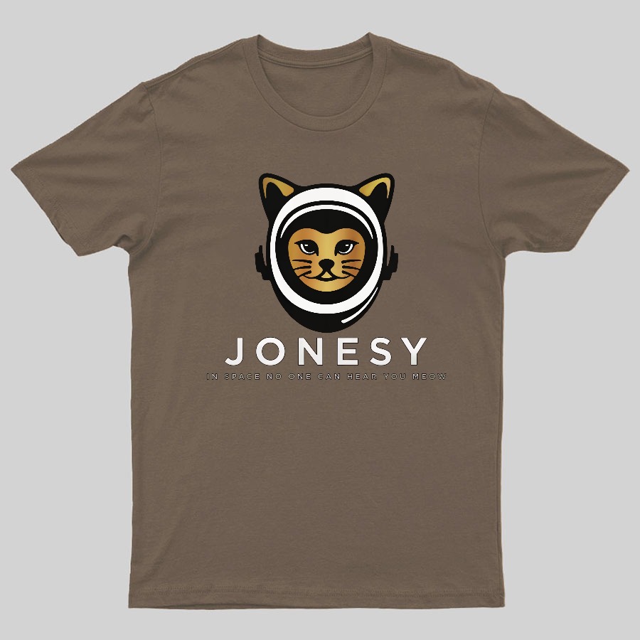 Jonesy In Space No One Can Hear You Meow Geeky T-Shirt