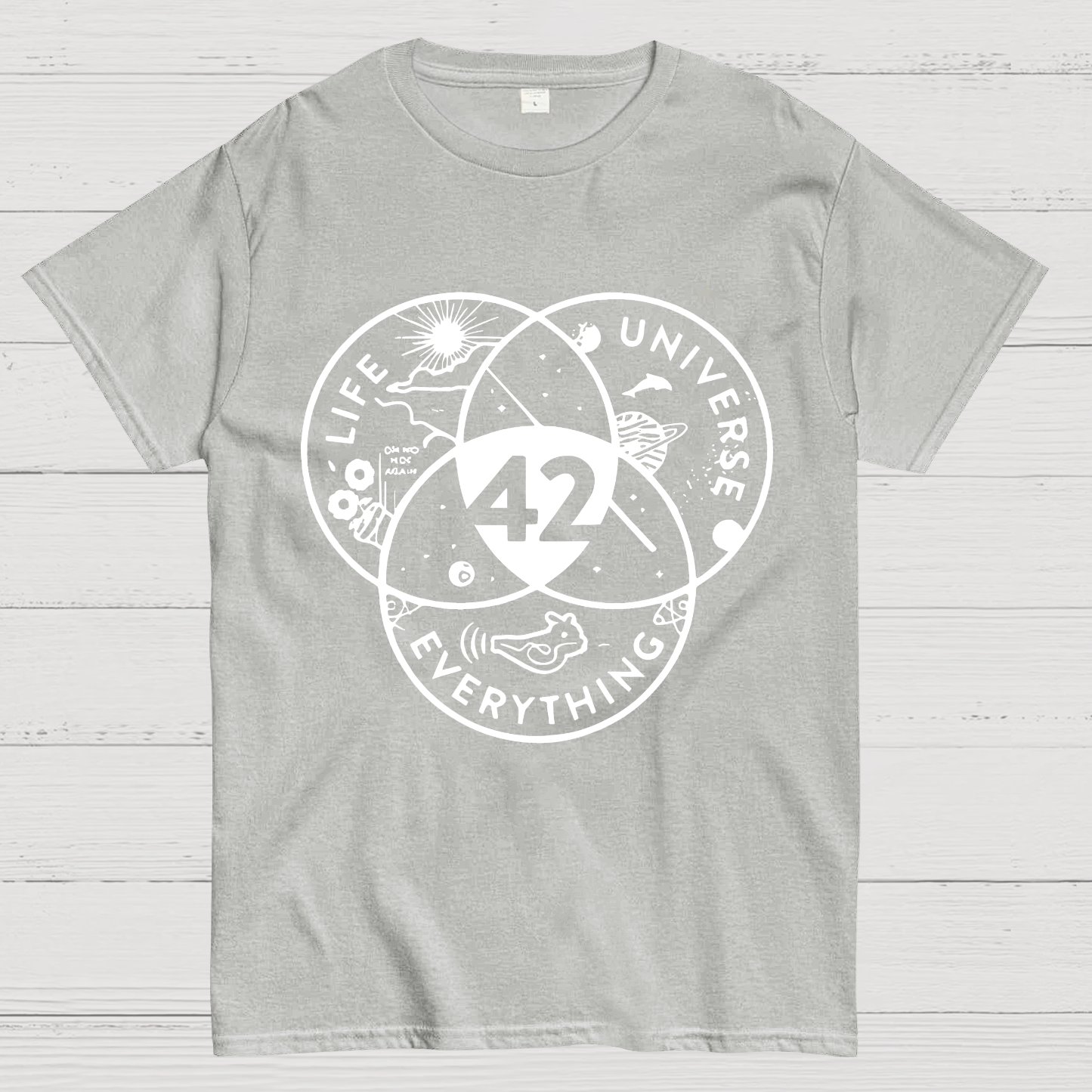 42 Answer To Life The Universe Geeky T-Shirt