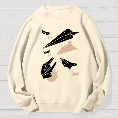 Paper Wars Geek Cotton Sweatshirt