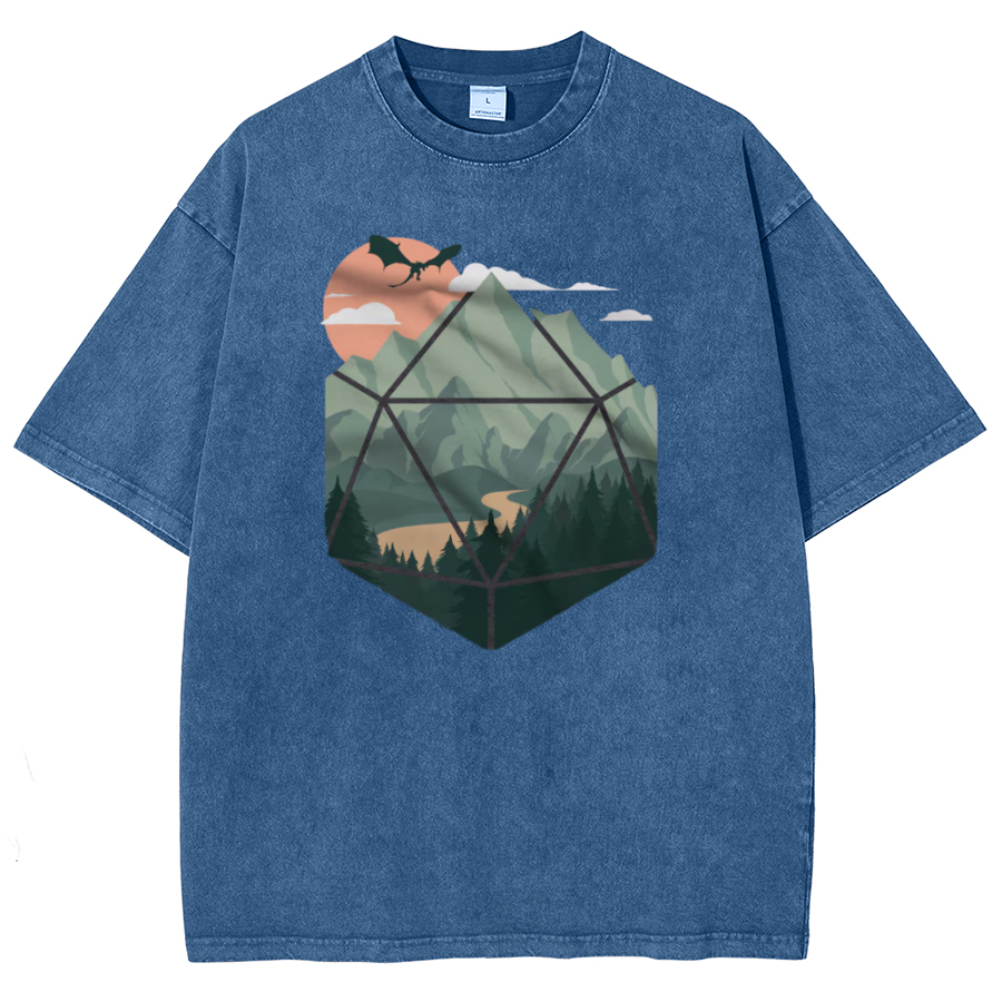 Dungeons and Dragons present Vintage Distressed T-shirt