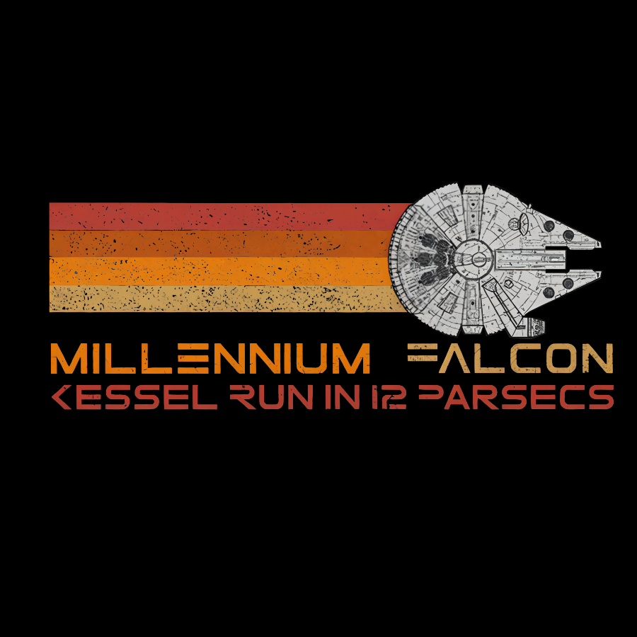 12 PARSECS Geeky T-Shirt