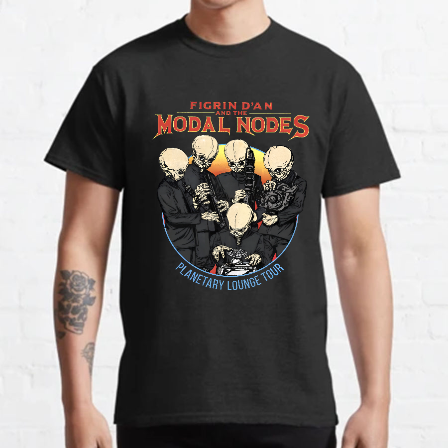 Star Wars Cantina Band Planetary Lounge Tour Geeky T-Shirt