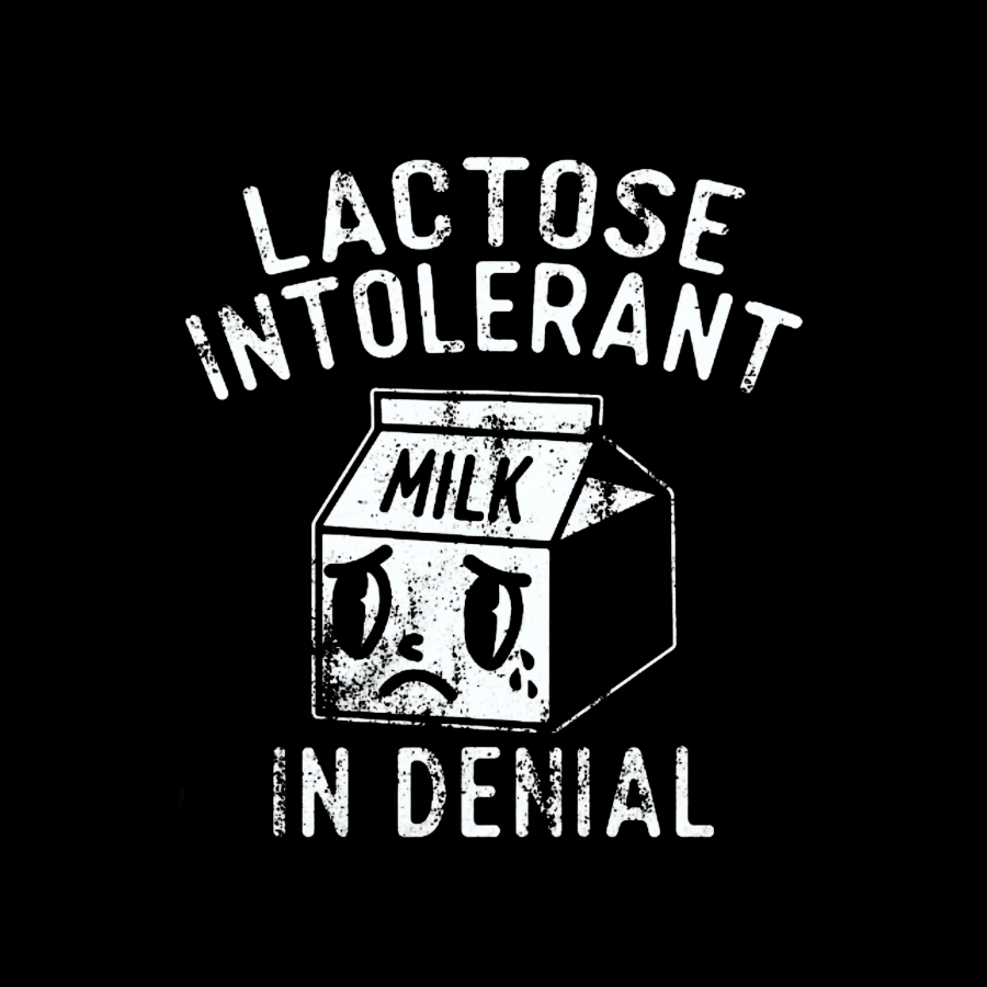 Lactose Intolerant In Denial Geeky T-Shirt
