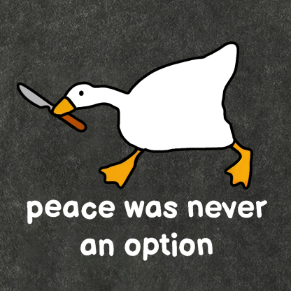 Peace Was Never An Option Vintage Distressed T-shirt