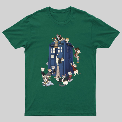 Doctor Cat Geeky T-Shirt