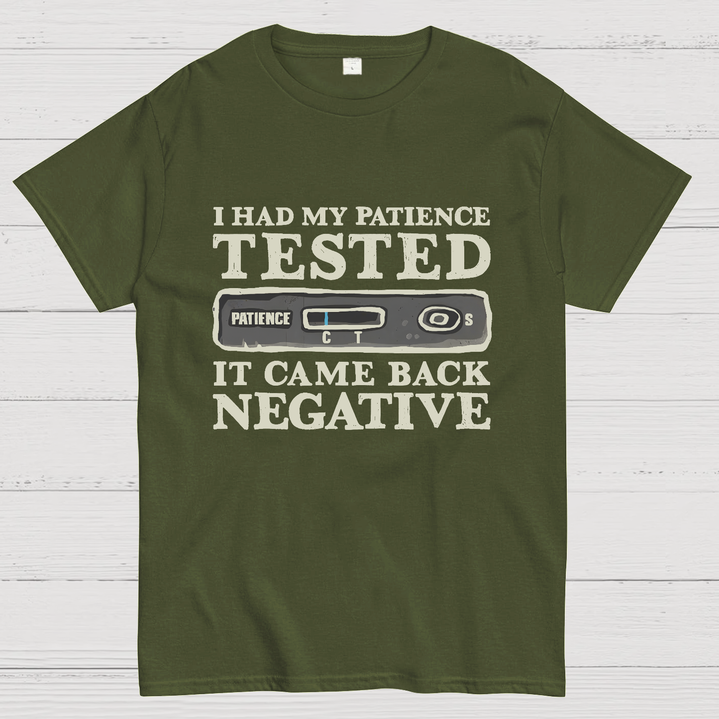 I Had My Patience Tested (Science) Geeky T-Shirt