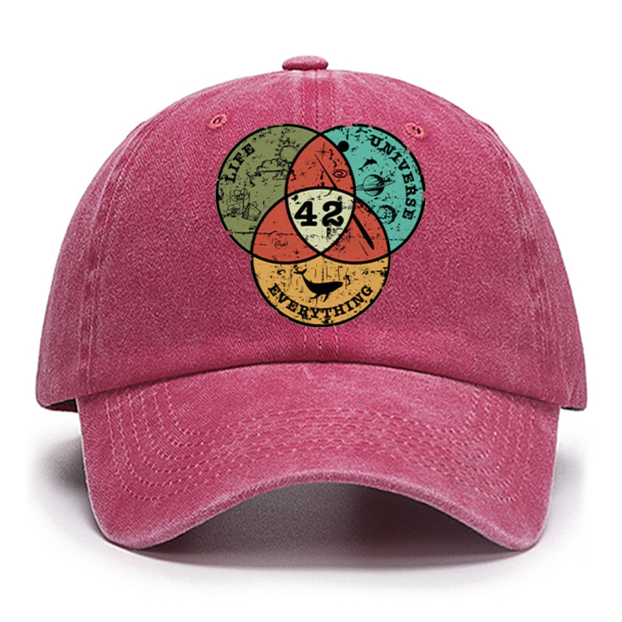 Life, the Universe & Everything Nerdy Graphic Cotton Hat