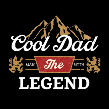 Cool Dad The Legend Geeky T-Shirt