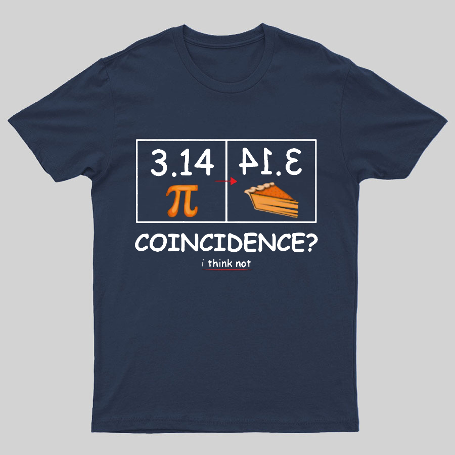 Pi Pie Math Professor Geeky T-Shirt
