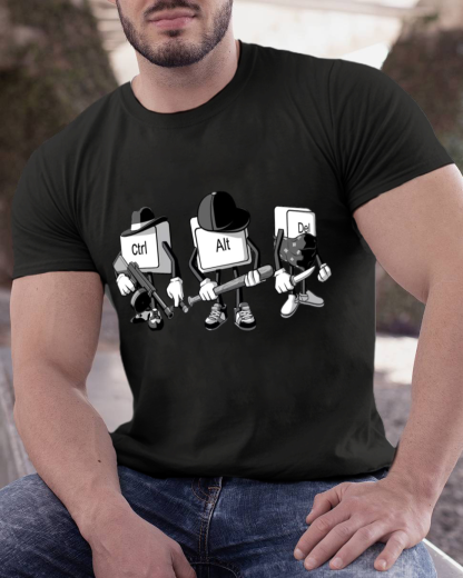 Computer Mafia Funny IT Geeky T-Shirt