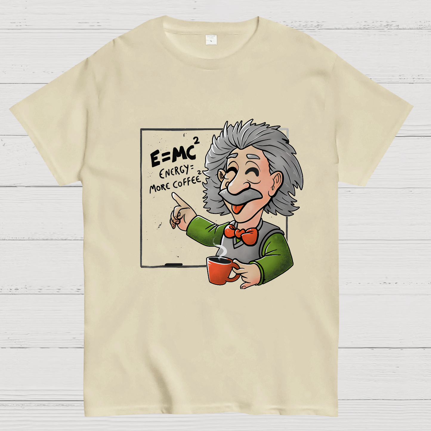 Energy More Coffee - Funny Nerd Einstein Theory Nerdy T-Shirt