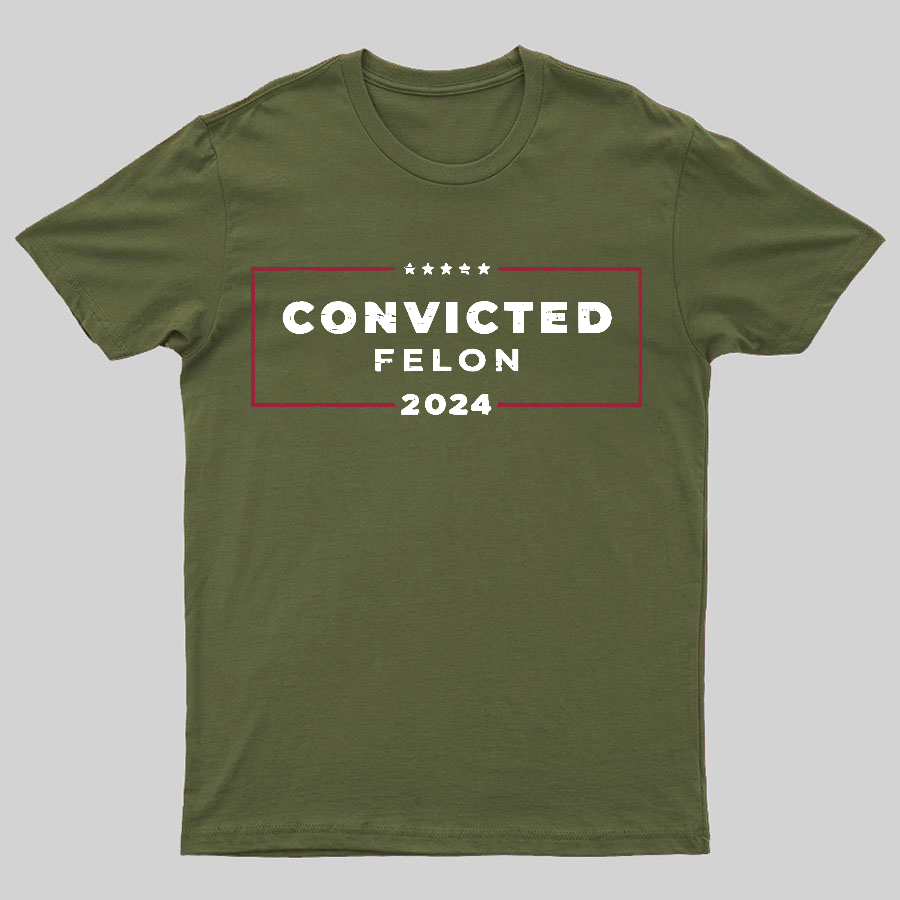 2024 Convicted Felon Geeky T-Shirt