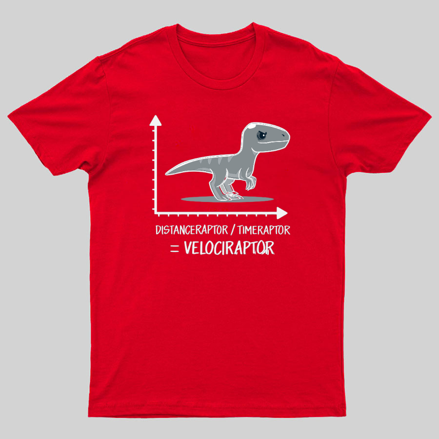 Velociraptor Geeky T-Shirt