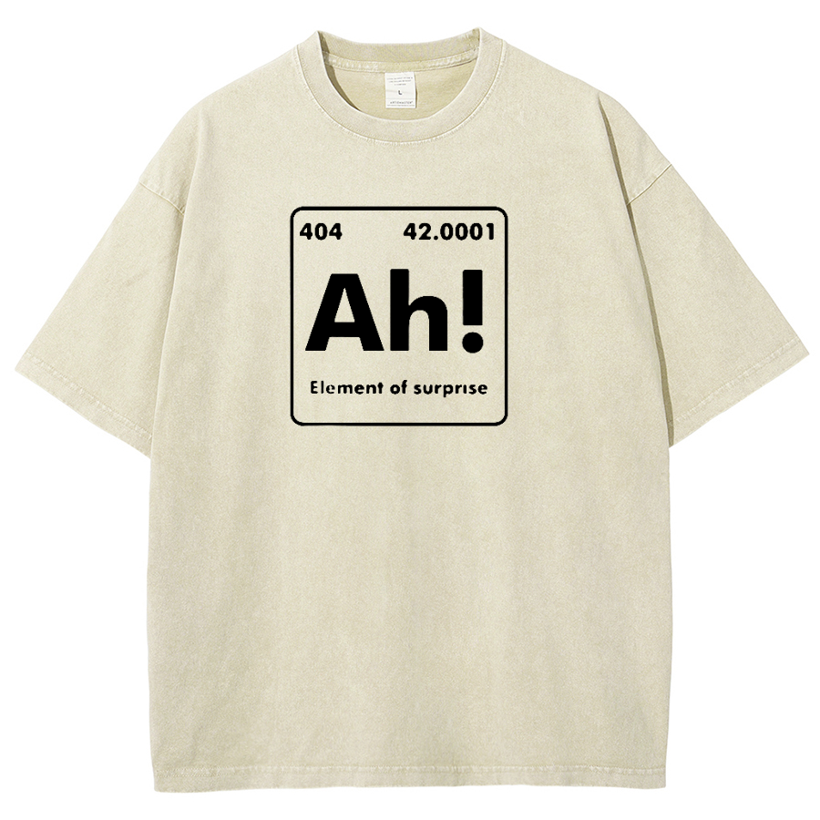 Ah! The Element Of Surprise Vintage Distressed T-shirt