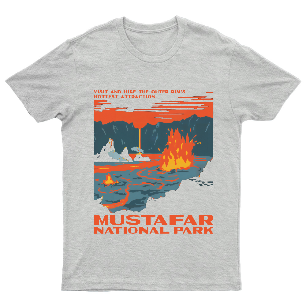 Mustafar National Park Nerdy T-Shirt