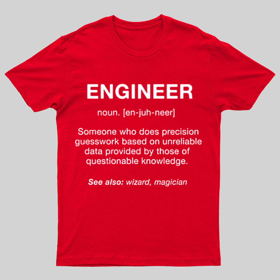 Engineer Noun - Engineering Shirt - Funny Engineer Job Shirt