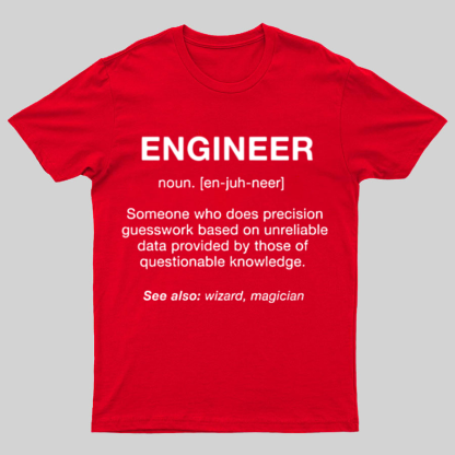 Engineer Noun - Engineering Shirt - Funny Engineer Job Shirt